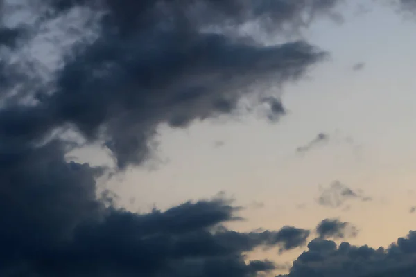 Nuvens Coleção Imagens Céu Tomadas Diferentes Períodos Uma Visão — Fotografia de Stock