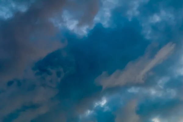 Wolken Lucht Foto Collectie Genomen Verschillende Perioden Van Één Gezicht — Stockfoto