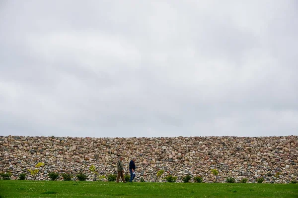 Végzet Kertje Egy Monumentális Építészeti Együttes Daugava Szigeten Koknese Ben — Stock Fotó