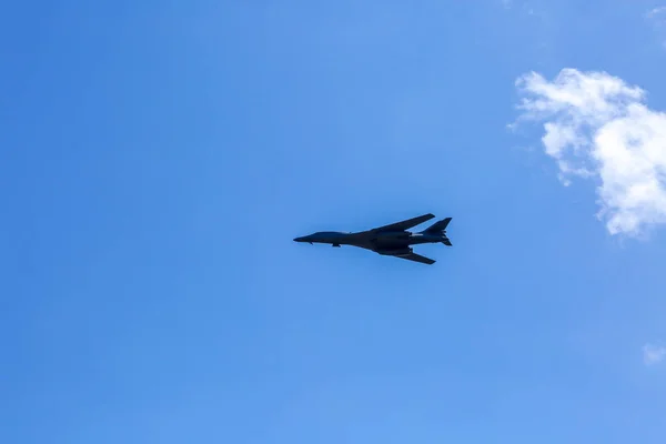 Bombardıman Stratofortress Uluslararası Askeri Eğitim Saber Strike 2017 Adazi Letonya — Stok fotoğraf