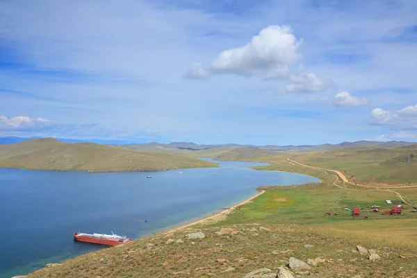 Olkhon 岛的空地 贝加尔湖 Zagli — 图库照片