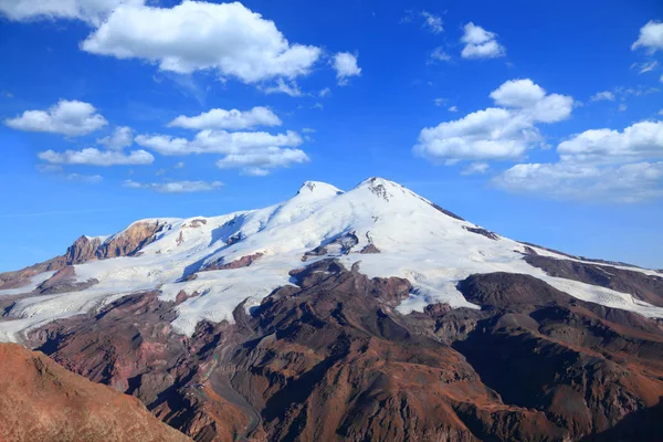 Monte Elbrus Vista Dal Monte Cheget — Foto Stock