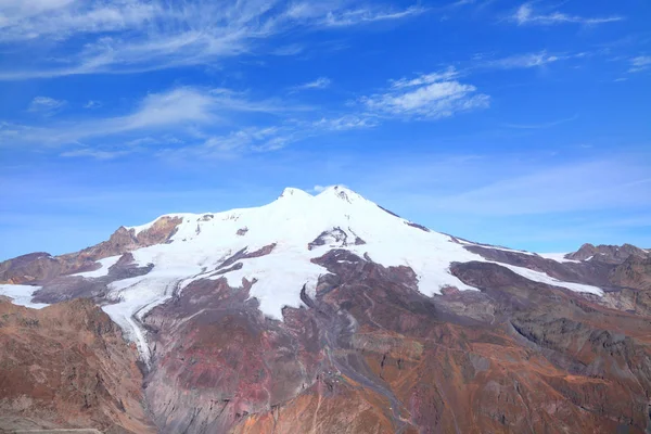 Mount Elbrus Widok Szczytu Mount Cheget — Zdjęcie stockowe