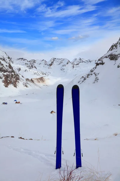 Ski de randonnée — Photo