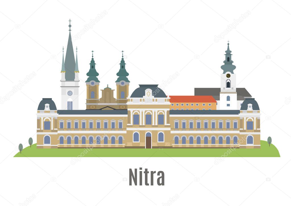 Nitra, city in western Slovakia. Famouse places