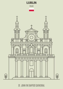 St John Baptist Katedrali, Lublin, Polonya. İşareti simgesi