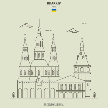 Kharkiv, Ukrayna'daki Intercession Katedrali. Simge simgesi