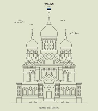 Tallinn Alexander Nevsky Katedrali, Estonya. Simge simgesi