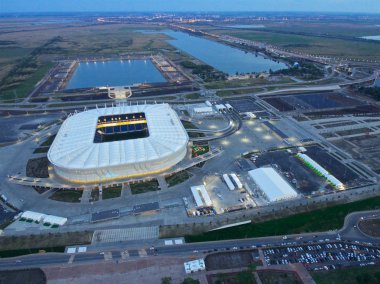 Rostov Arena Stadı havadan görünümü