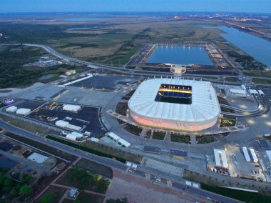 Rostov Arena Stadı havadan görünümü