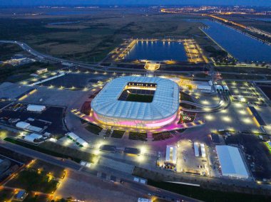 Rostov Arena Stadı havadan görünümü