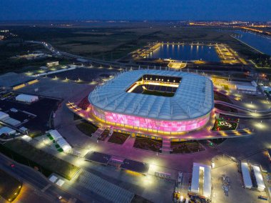 Rostov Arena Stadı havadan görünümü
