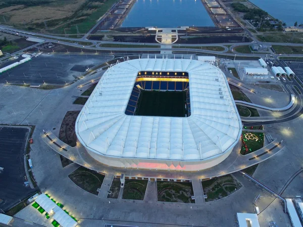 Vista aérea do estádio Rostov Arena — Fotografia de Stock