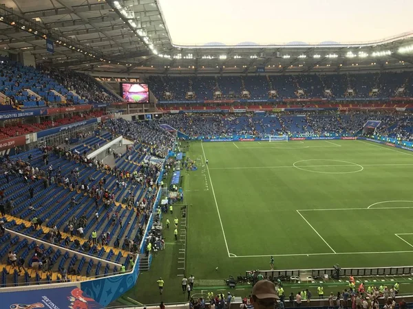 Rostov-on-Don, Rusya-20 Haziran 2018: Rostov Arena Stadyumu genel görünümünü, Rostov-on-Don oyun başlamak üzere olduğu gibi maç Uruguay - Suudi Arabistan
