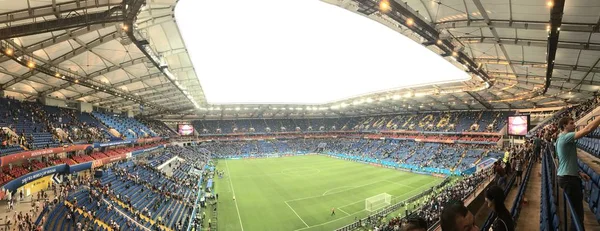 Rostov-on-Don, Rusya-20 Haziran 2018: Rostov Arena Stadyumu genel görünümünü, Rostov-on-Don oyun başlamak üzere olduğu gibi maç Uruguay - Suudi Arabistan