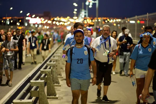 Uruguay taraftarları maç Uruguay - Suudi Arabistan