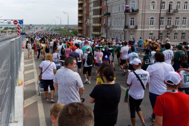Rusya, Rostov-on-Don-23 Haziran 2018: Güney Kore - Meksika maçtan Meksika fanlar. Rusya'nın Dünya Kupası 2018