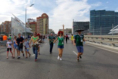 Güney Kore - Meksika maçtan önce Meksikalı hayranları