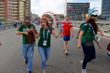 Güney Kore - Meksika maçtan önce Meksikalı hayranları