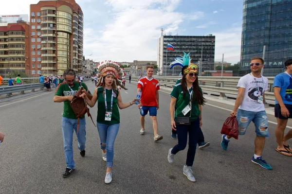 Güney Kore - Meksika maçtan önce Meksikalı hayranları