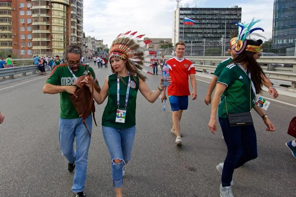 Güney Kore - Meksika maçtan önce Meksikalı hayranları