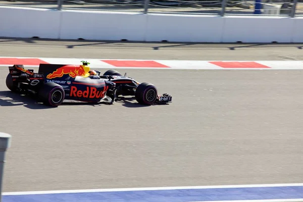 Sochi Ryssland April 2017 Max Verstappen Red Bull Racing Team — Stockfoto