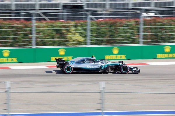 Sochi Rússia Setembro 2018 Valtteri Bottas Mercedes Amg Petronas Equipe — Fotografia de Stock