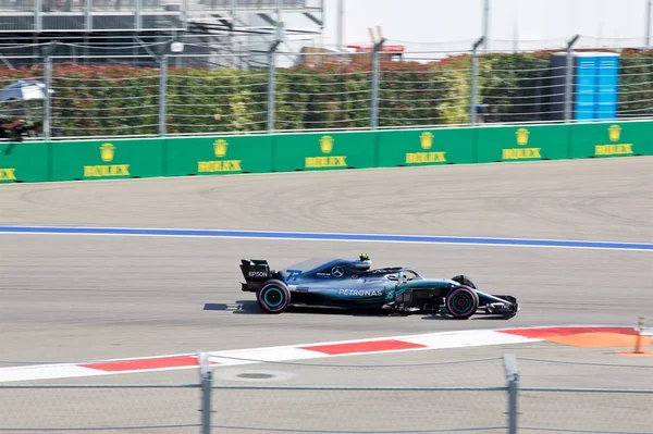 Sochi Rússia Setembro 2018 Valtteri Bottas Mercedes Amg Petronas Equipe — Fotografia de Stock