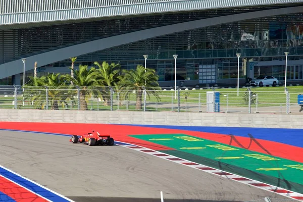 러시아 그랑프리에서 Autodrom의 경주에서 Scuderia 페라리 러시아 2018 — 스톡 사진