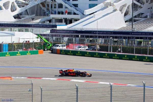 Sochi Rússia Setembro 2018 Daniel Ricciardo Aston Martin Red Bull — Fotografia de Stock