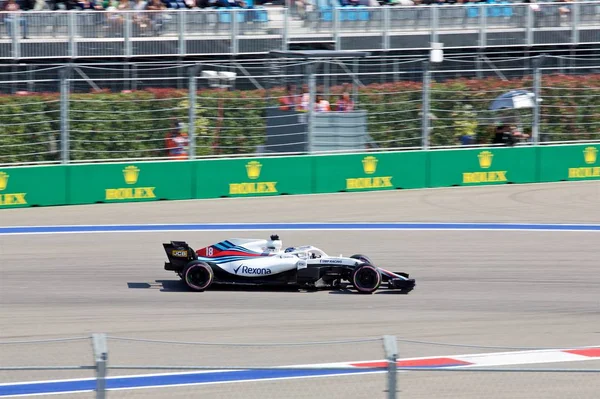 Sochi Rússia Setembro 2018 Lance Stroll Williams Martini Racing Team — Fotografia de Stock