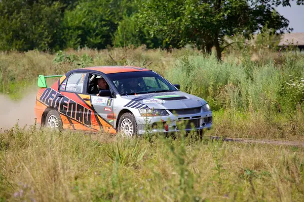 Russia, Rostov-on-Don - 30 luglio 2016: Mitsubishi Lancer Evo al Rally Tikhiy Don — Foto Stock