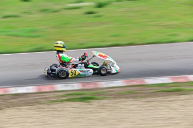 Karting genç pilotların Rekabet