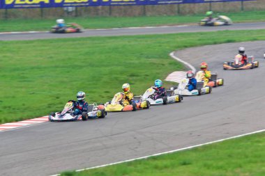 Karting genç pilotların Rekabet