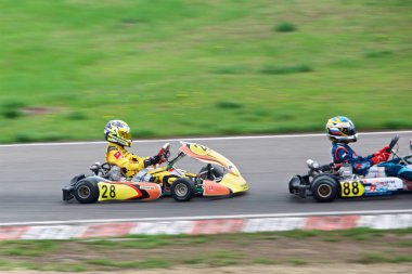 Karting genç pilotların Rekabet
