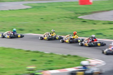 Karting genç pilotların Rekabet