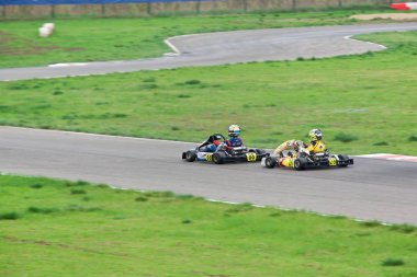 Karting genç pilotların Rekabet