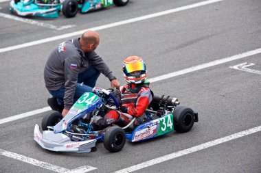 Karting genç pilotların Rekabet