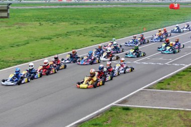 Karting genç pilotların Rekabet