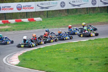 Karting genç pilotların Rekabet