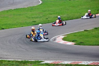 Karting genç pilotların Rekabet