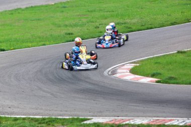 Karting genç pilotların Rekabet