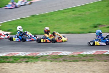 Karting genç pilotların Rekabet