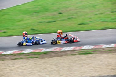 Karting genç pilotların Rekabet