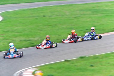 Karting genç pilotların Rekabet