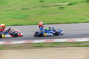 Karting genç pilotların Rekabet