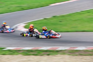 Karting genç pilotların Rekabet