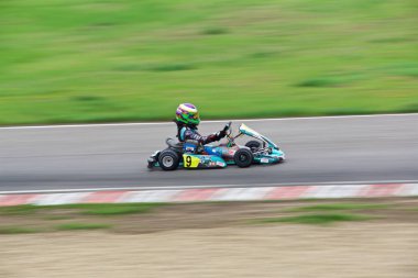 Karting genç pilotların Rekabet