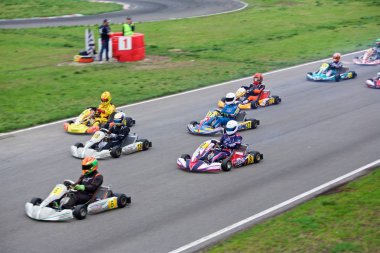 Karting genç pilotların Rekabet