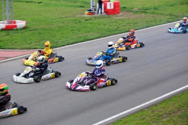 Karting genç pilotların Rekabet